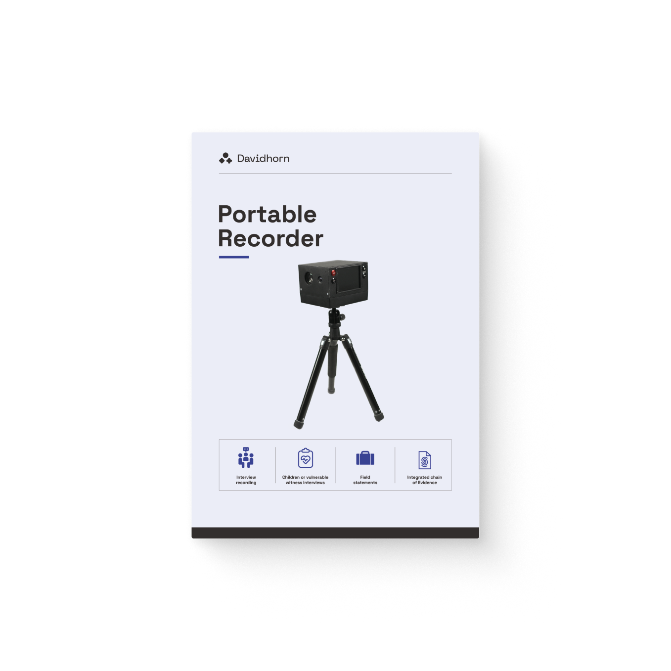 Image of the Davidhorn Portable Recorder datasheet cover