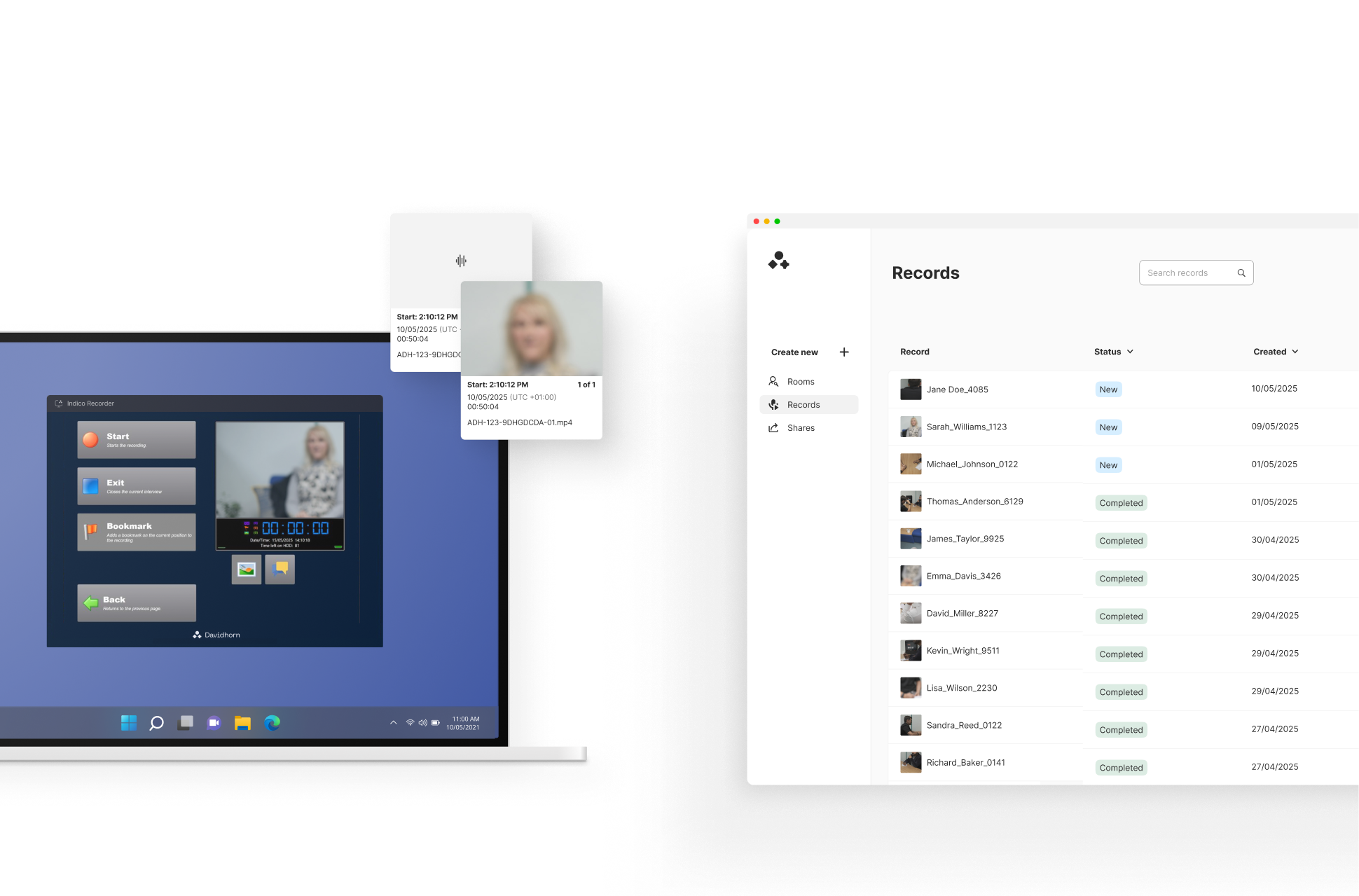 Indico Recorder – Davidhorn